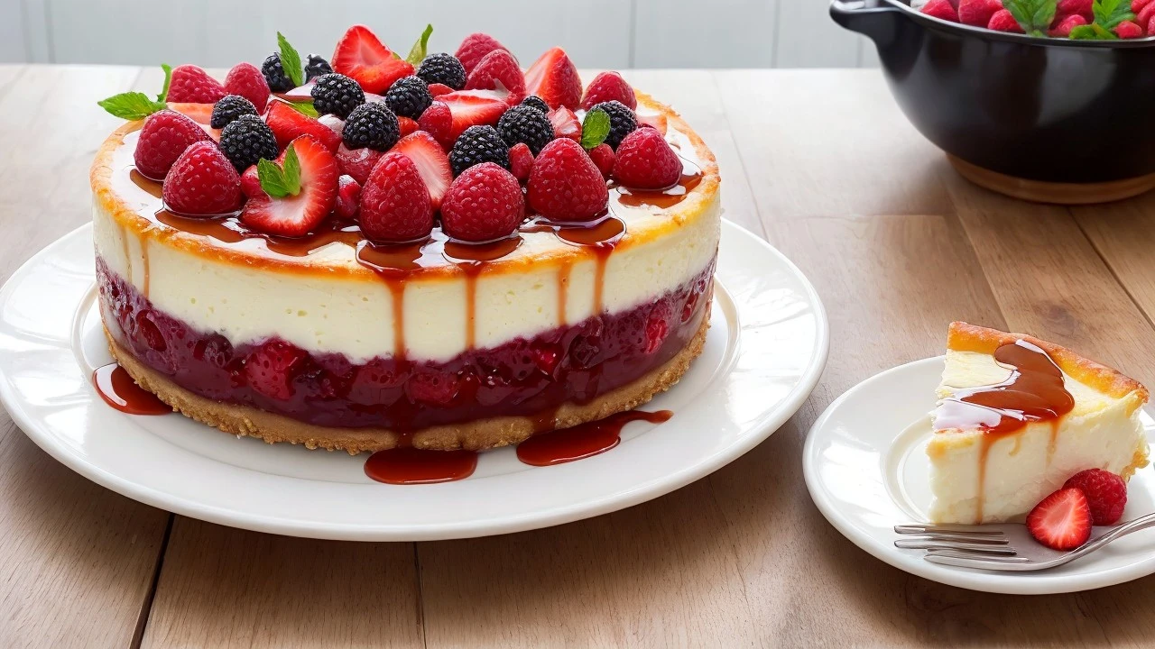 What does adding an extra egg to cheesecake do?