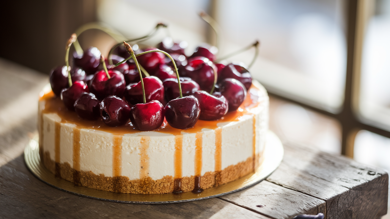 Cherry cheesecake recipe