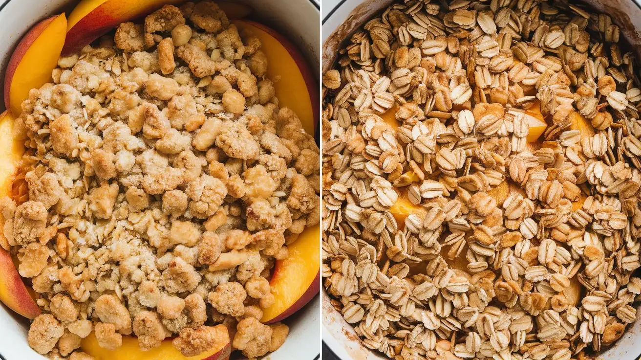 How to Make Peach Crumble