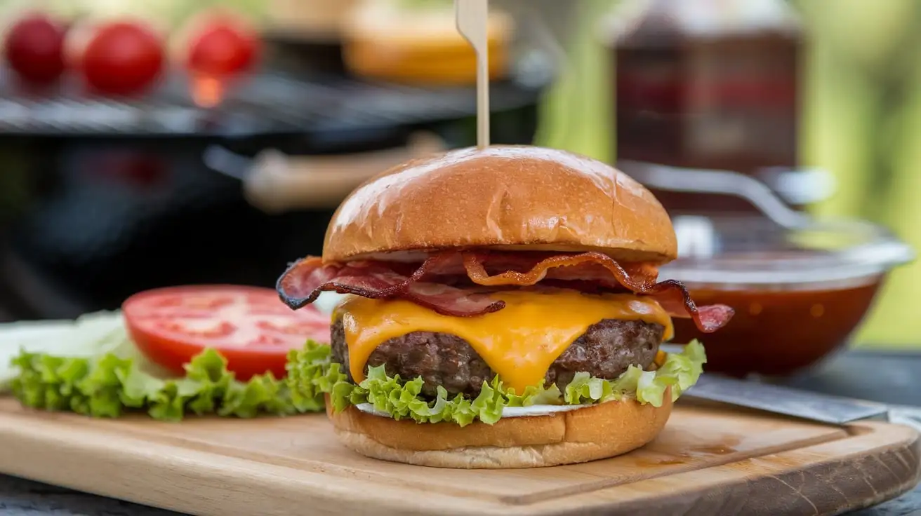 How to barbecue burgers without burning them