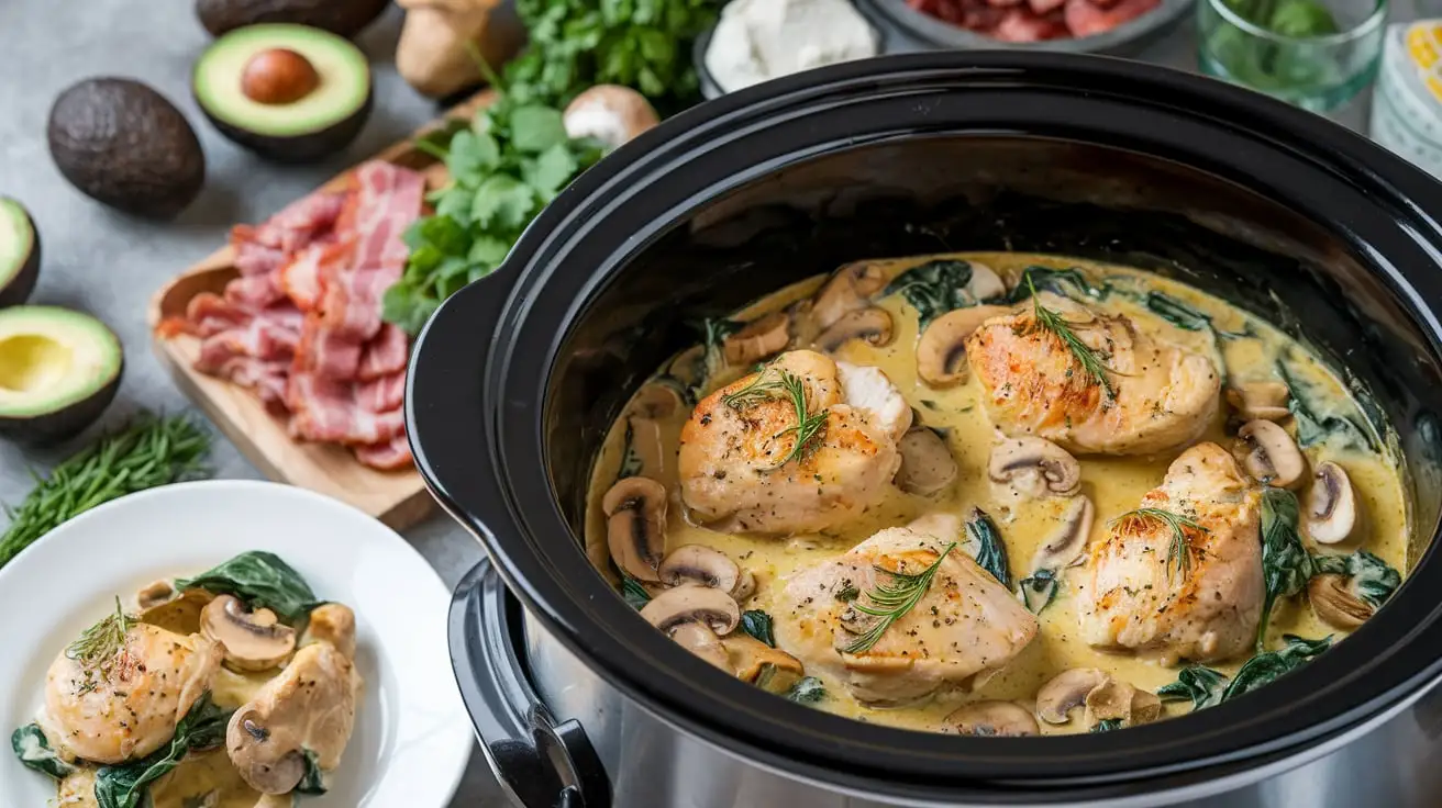 Keto Crockpot Chicken