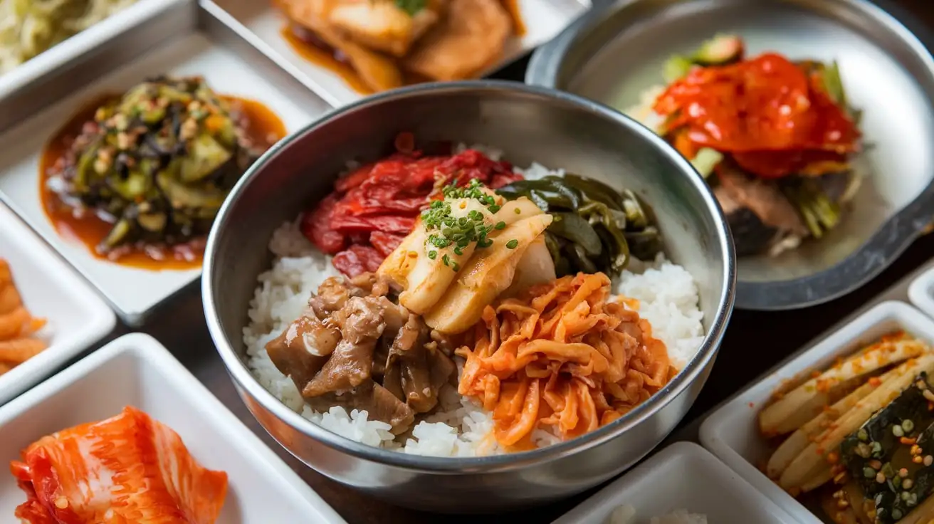 Classic Korean meal