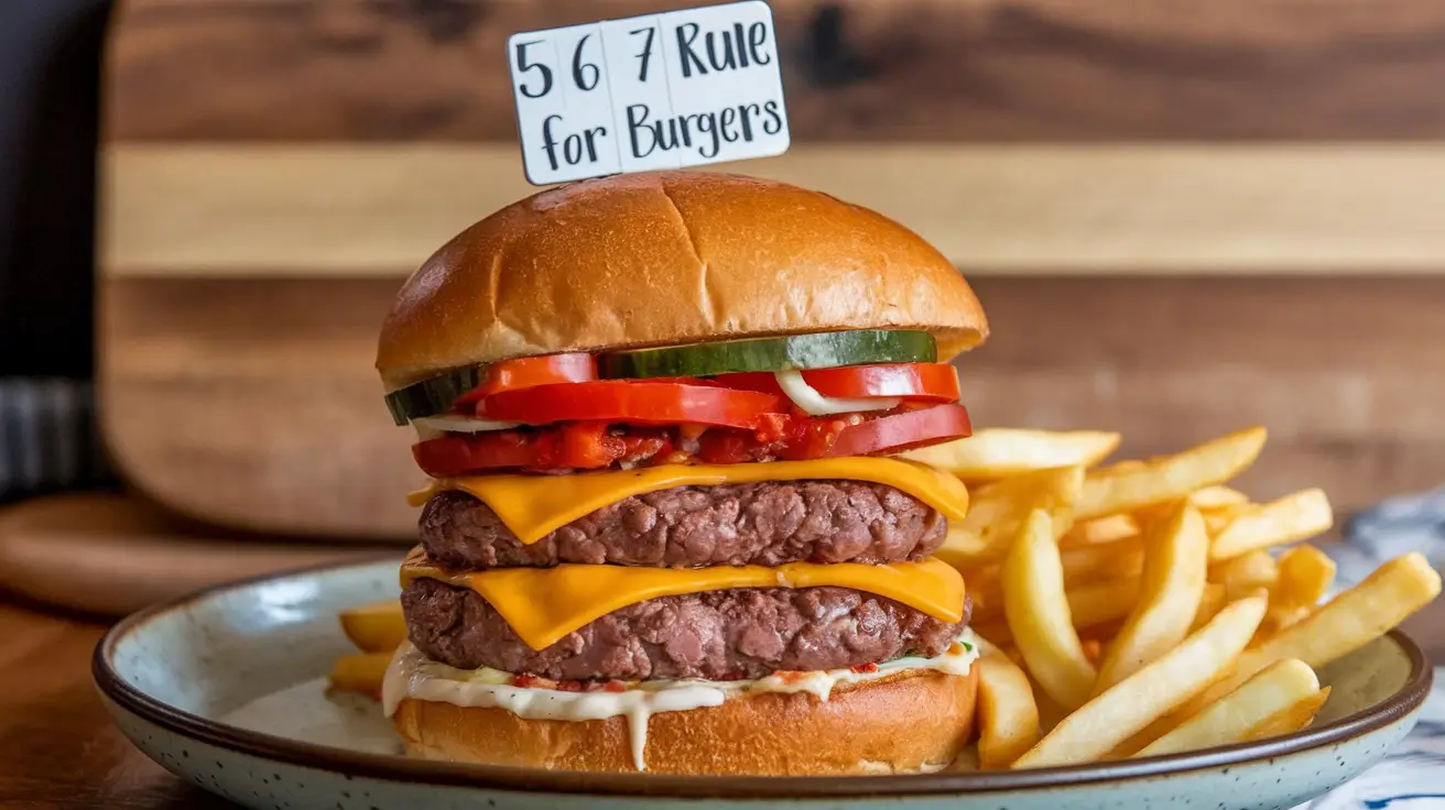 5 6 7 rule for burgers