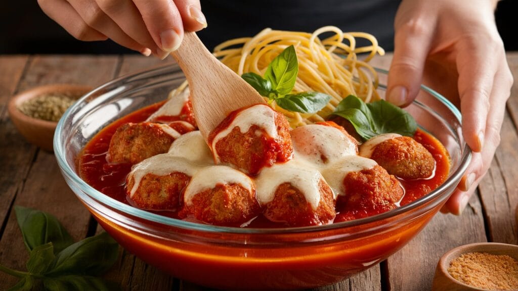 Chicken Parmesan Meatballs 