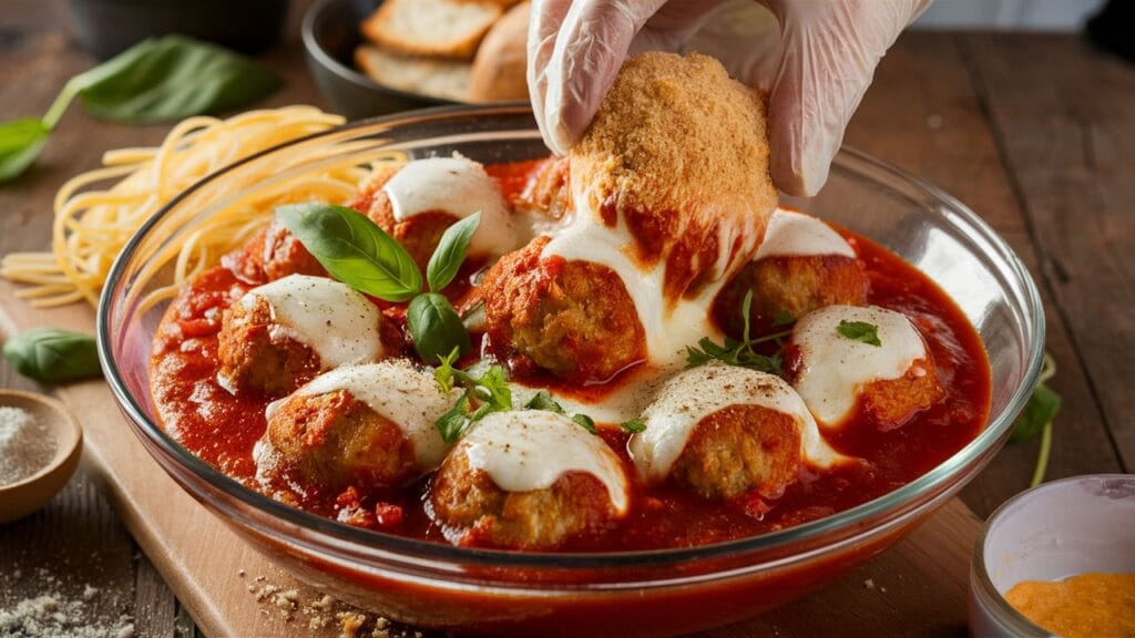 Chicken Parmesan Meatballs Recipes