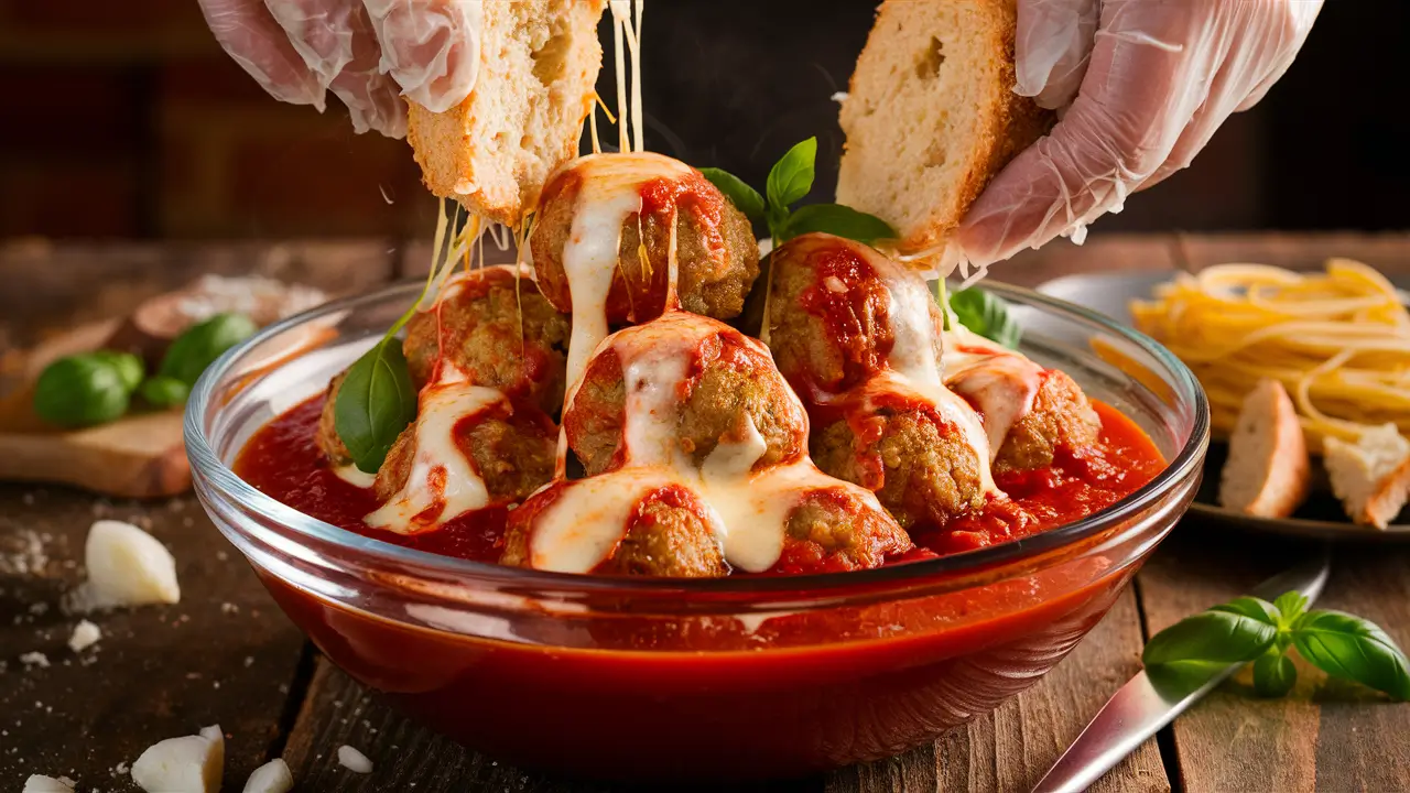 Chicken Parmesan Meatballs